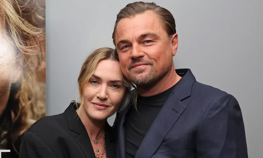 Kate Winslet và Leonardo DiCaprio tình cảm trong buổi hội ngộ