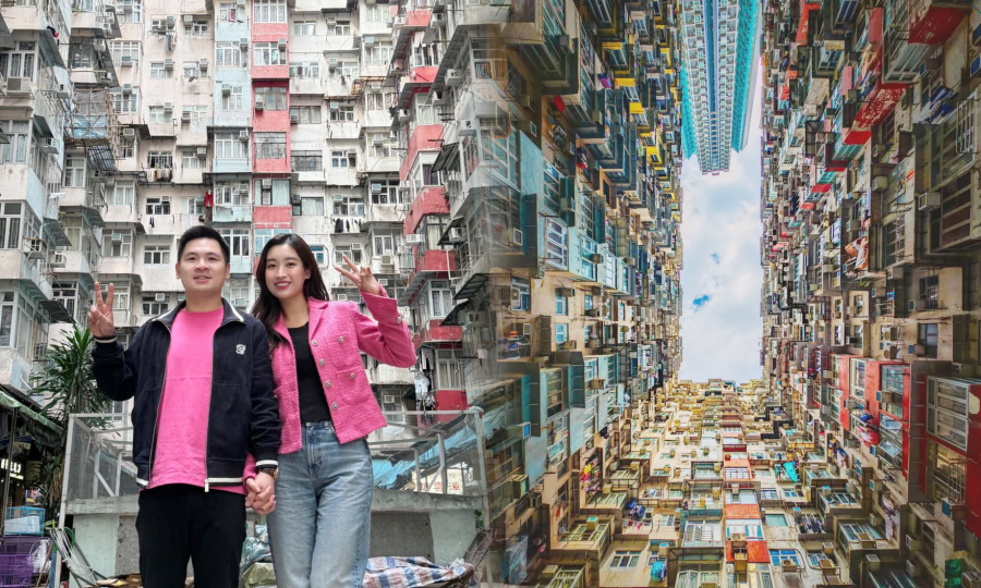 'Tòa nhà quái vật' nơi vợ chồng Đỗ Mỹ Linh check in ở Hong Kong