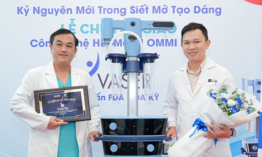 JK Nhật Hàn ứng dụng giải pháp hút mỡ AI Ommi kết hợp Vaser Lipo