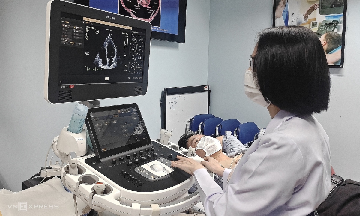 Bệnh viện Việt Nam dùng AI siêu âm tim