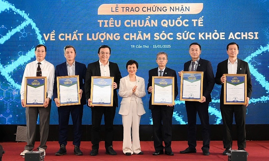 6 bệnh viện thuộc Hoàn Mỹ đạt tiêu chuẩn quốc tế ACHSI