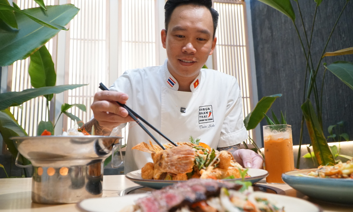 Mâm cơm kiểu Thái giải ngán ngày Tết