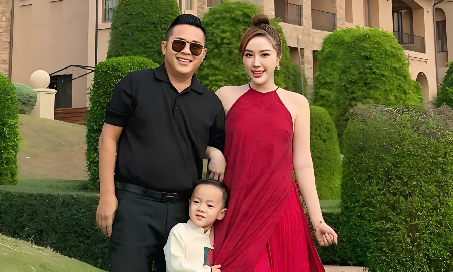 Chồng đại gia đưa Bảo Thy và con trai đi du xuân Thái Lan