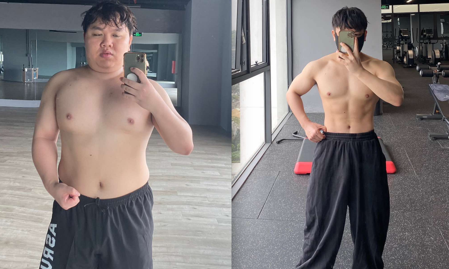 Chàng trai nặng gần một tạ 'lột xác' nhờ giảm 31 kg sau ba tháng