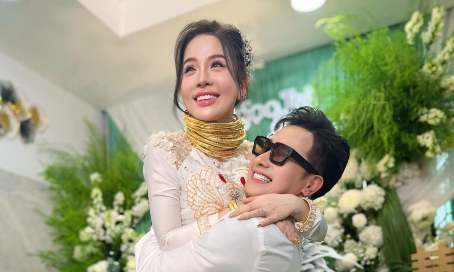 Chu Bin mang sính lễ hàng tỷ đồng tặng vợ trong lễ vu quy