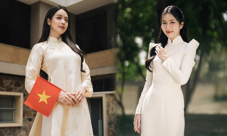 Mỹ nhân Việt duyên dáng áo dài đón đại lễ 30/4