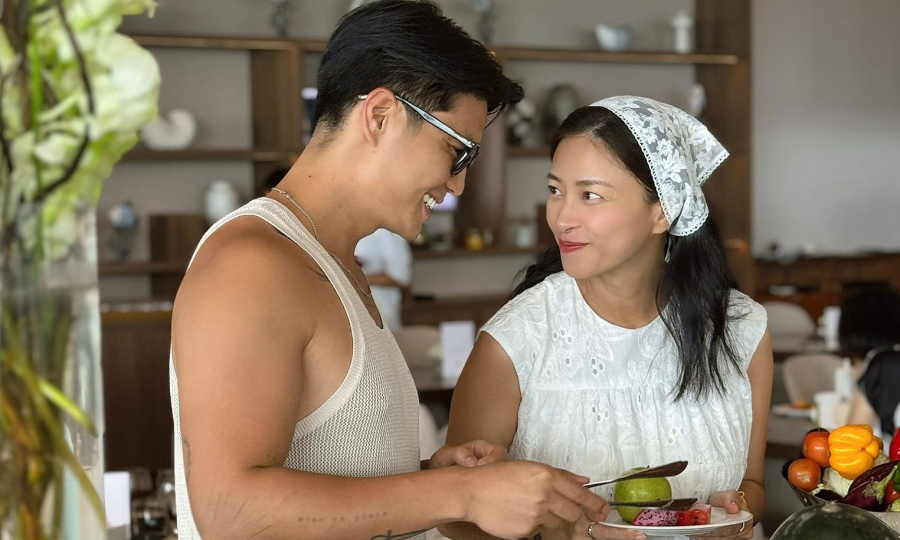 Ảnh sao 11/5: Ngô Thanh Vân bế bầu đi nghỉ dưỡng với chồng