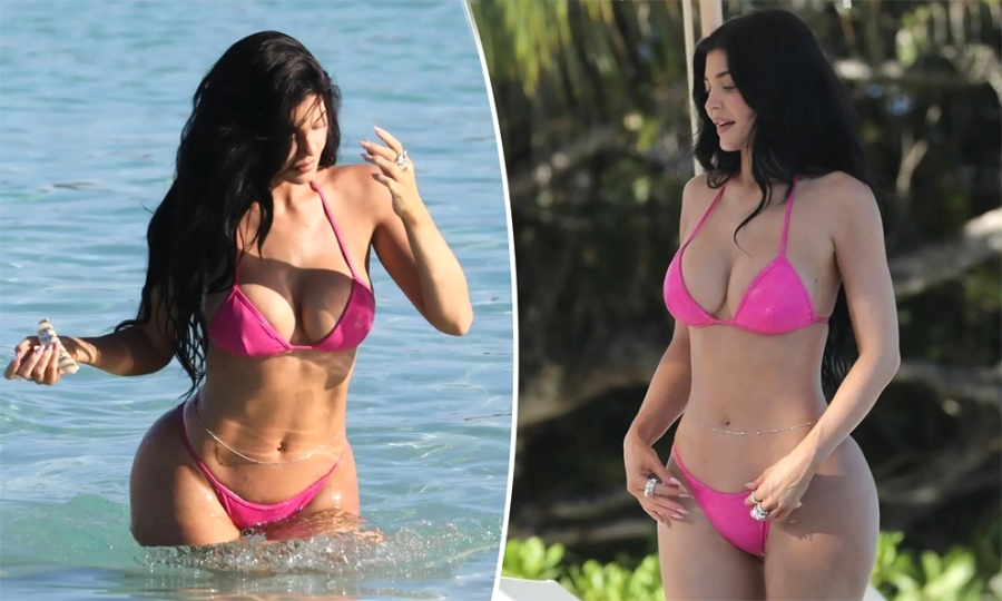 Kylie Jenner khoe body đẹp như tạc với bikini nhỏ xíu