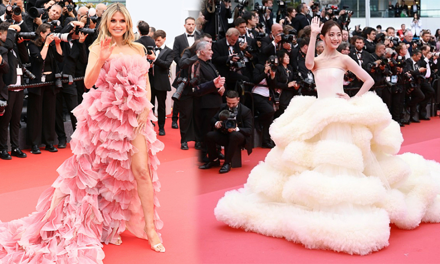 Các mỹ nhân 'xoay xở' với quy định mới trên thảm đỏ Cannes 2025