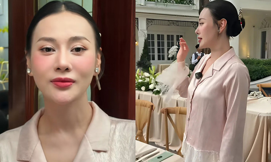 'Phu nhân hào môn' Phương Oanh được khen dù mặc đồ ngủ bình dân