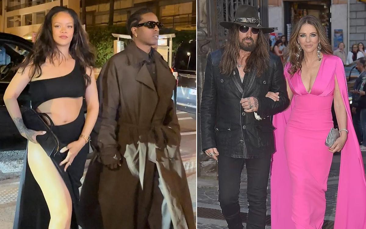 Hollywood tuần qua: Rihanna diện váy bầu sexy ở Cannes, bố Miley Cyrus đi sự kiện với bạn gái mới