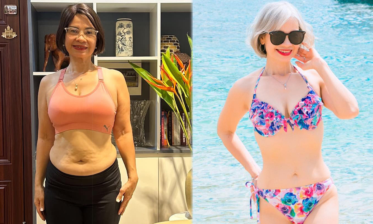 Bà ngoại tuổi 60 giảm 9 cm vòng eo, 3 mức mỡ nội tạng nhờ 'ăn đúng'