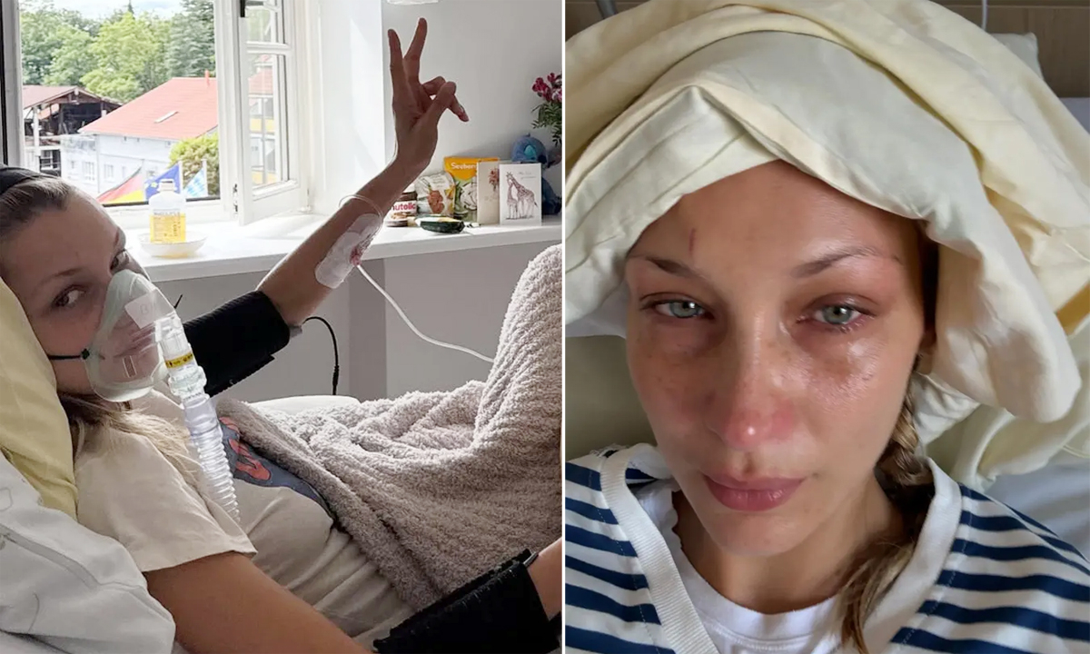 Bella Hadid lạc quan 'chiến đấu' với bệnh Lyme