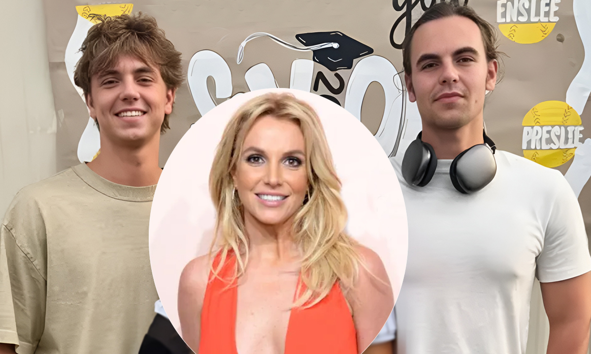 Hai con trai cao hơn 1,9 m của Britney Spears hiếm hoi xuất hiện