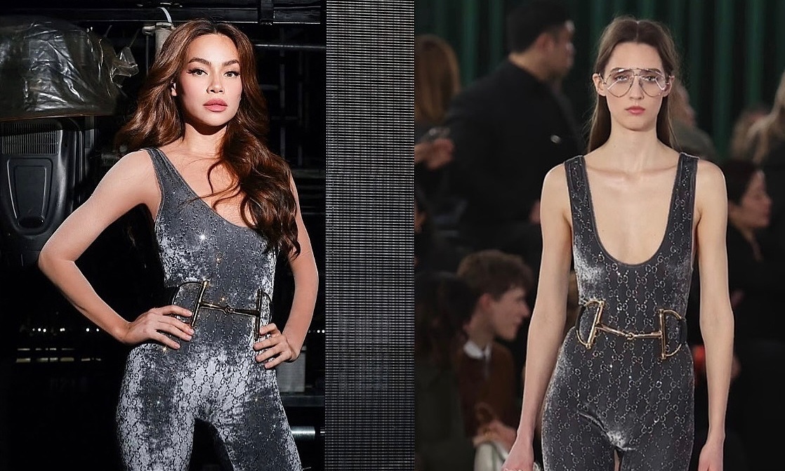 Hồ Ngọc Hà 'một chín một mười' với mẫu Gucci khi mặc trùng đồ