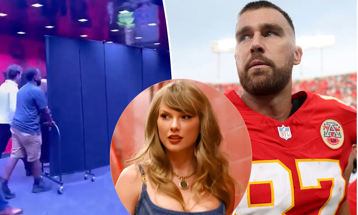 Taylor Swift nấp sau tấm chắn chống đạn tới sân vận động