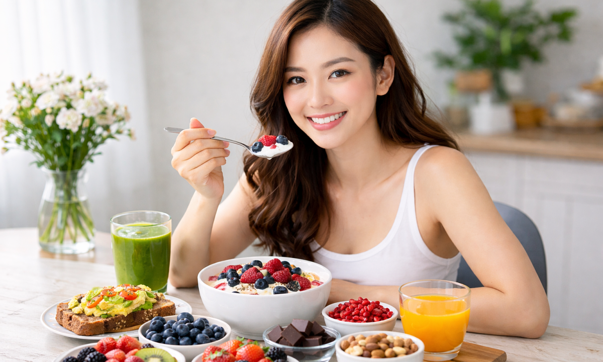 Ăn sáng giàu chất chống oxy hóa giúp trẻ lâu và khỏe mạnh