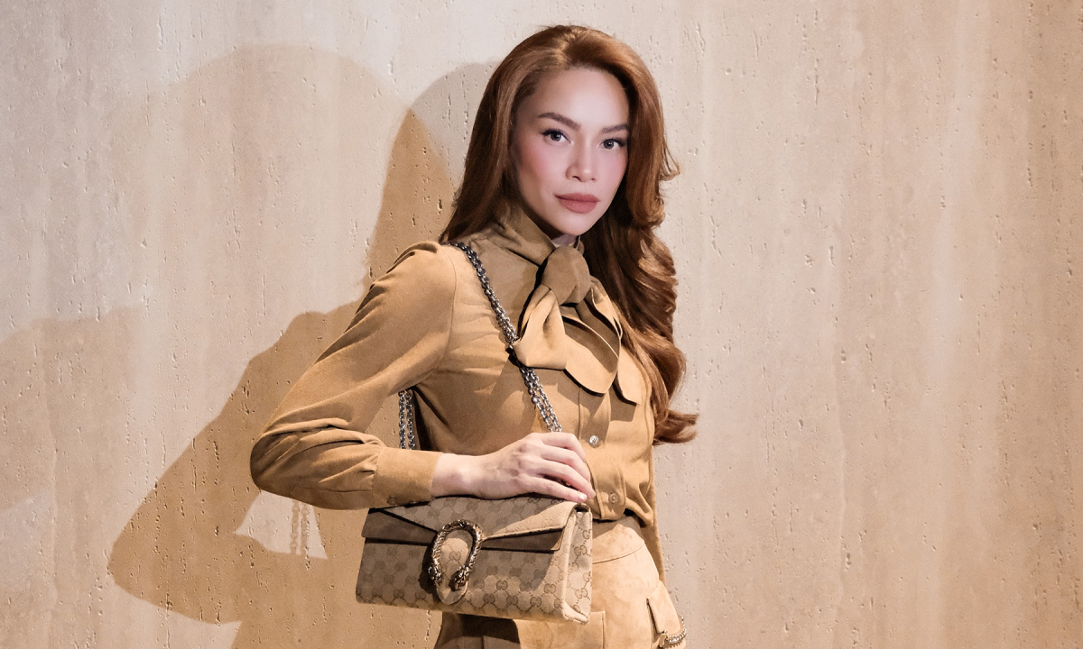 Hồ Ngọc Hà sành điệu dự show Gucci