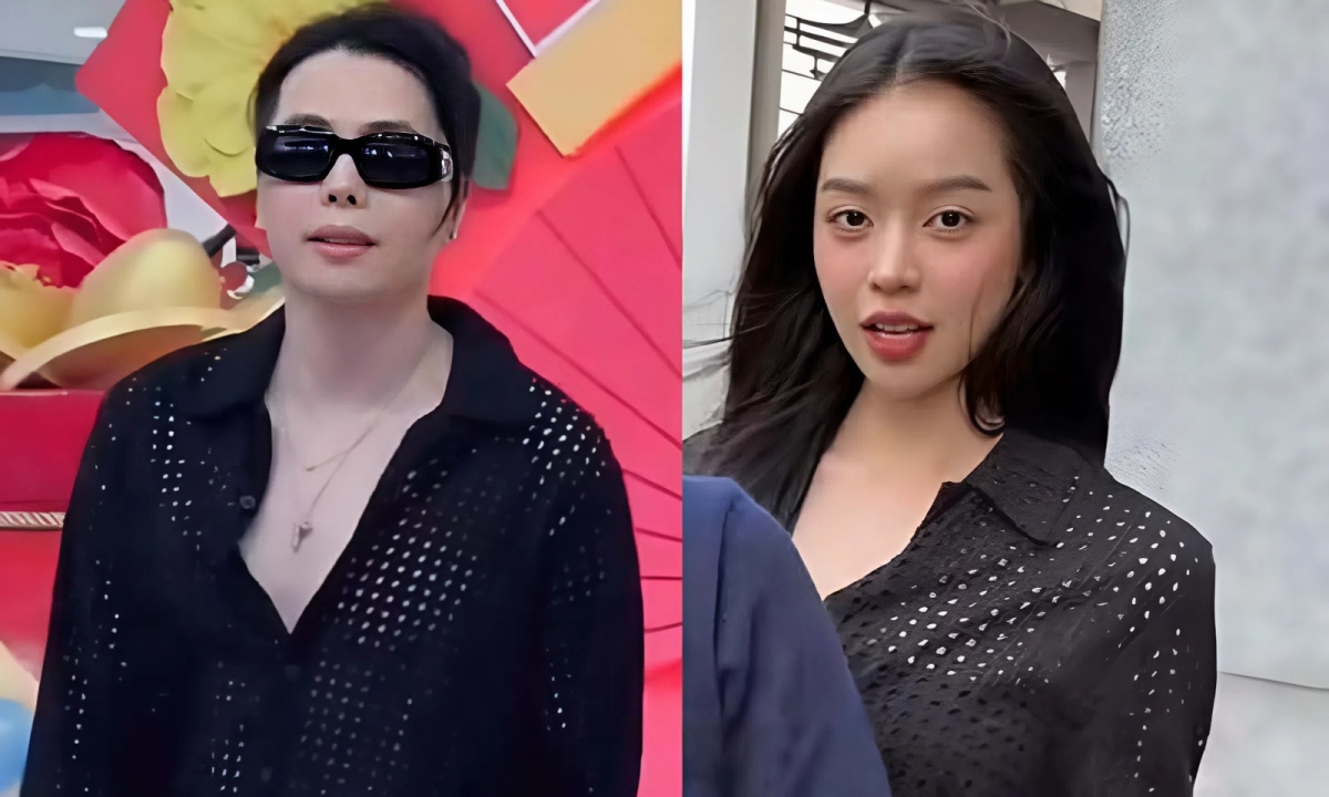 Thanh Thủy gây chú ý khi mặc áo cặp với Trịnh Thăng Bình