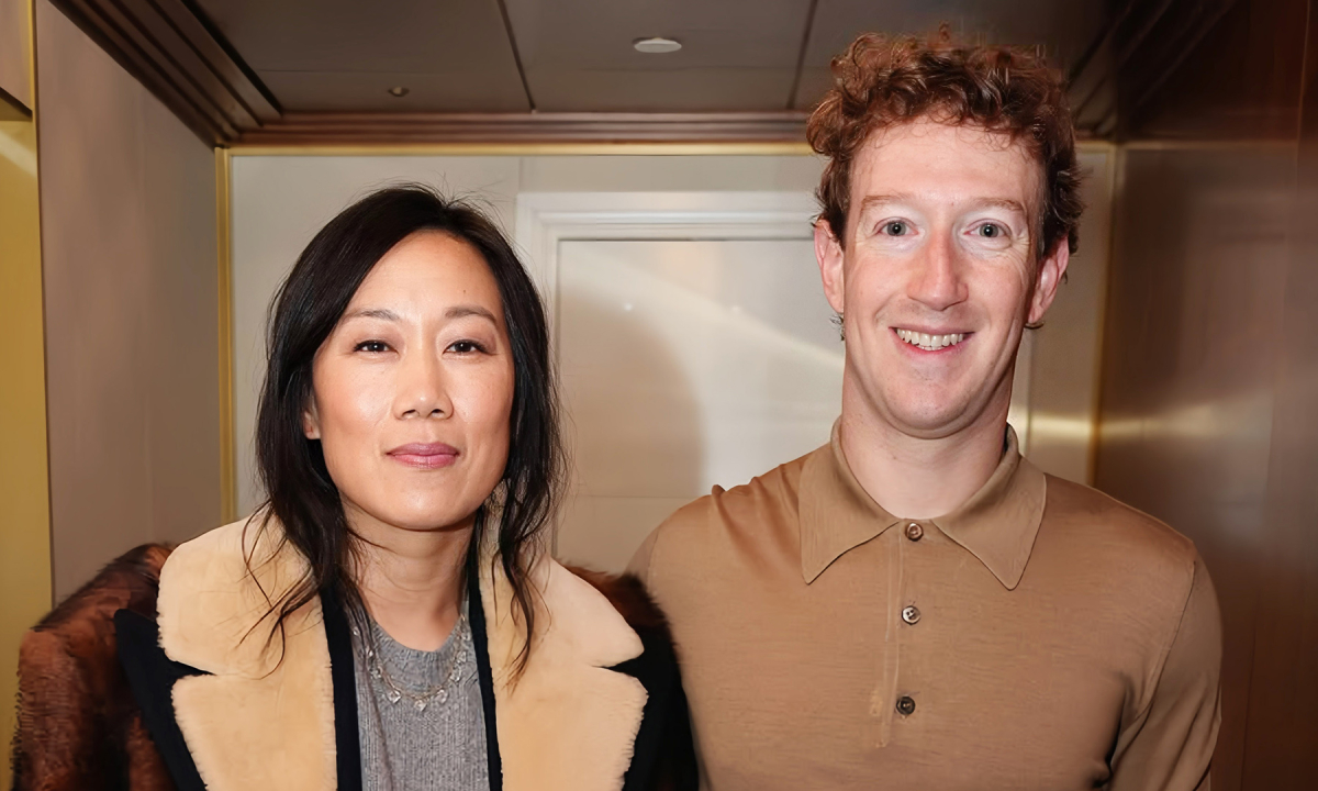 Vợ chồng Mark Zuckerberg lên đồ dự show Prada ở Milan