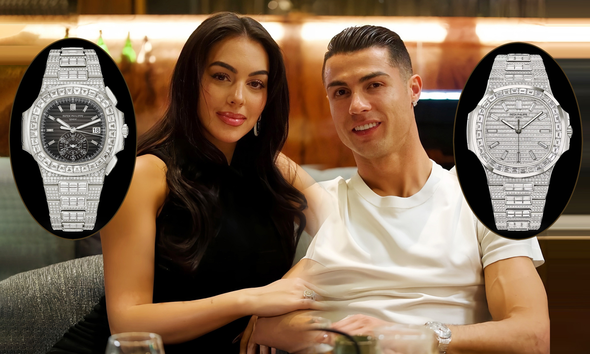 Đồng hồ siêu xa xỉ gần triệu đô của C. Ronaldo và vị hôn thê