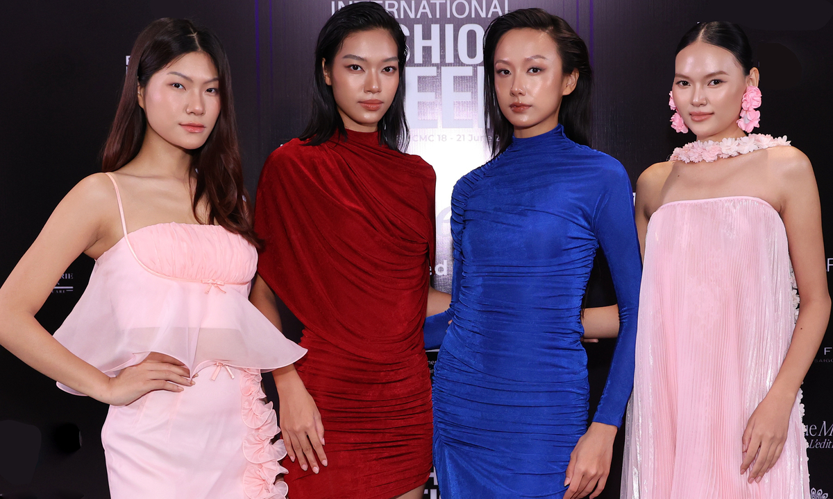 Bộ tứ Vietnam's Next Top Model khoe sắc ở sự kiện