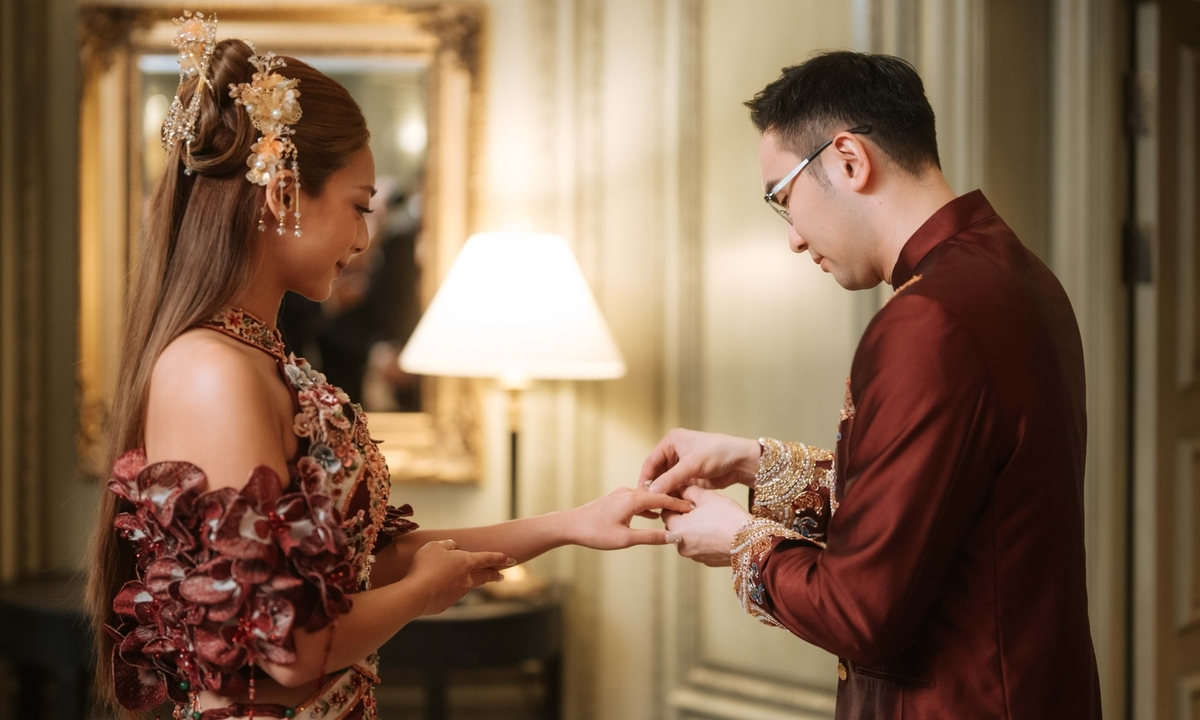 Lễ cưới ở Malaysia của diễn viên Katleen Phan Võ