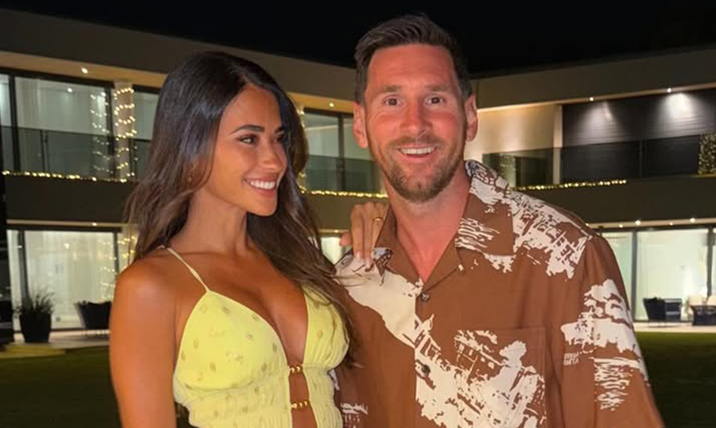 Vợ chồng Messi nói lời tình tứ sau chiến thắng của Argentina