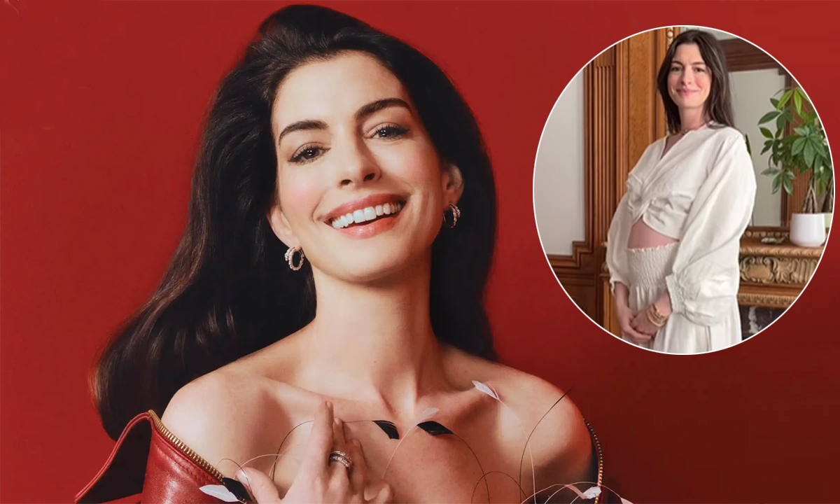 Anne Hathaway mang thai con thứ ba ở tuổi 43