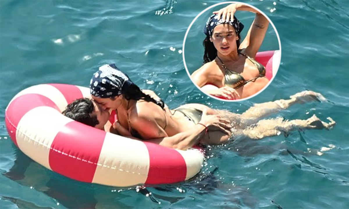 Dua Lipa quấn quýt chồng trong tuần trăng mật