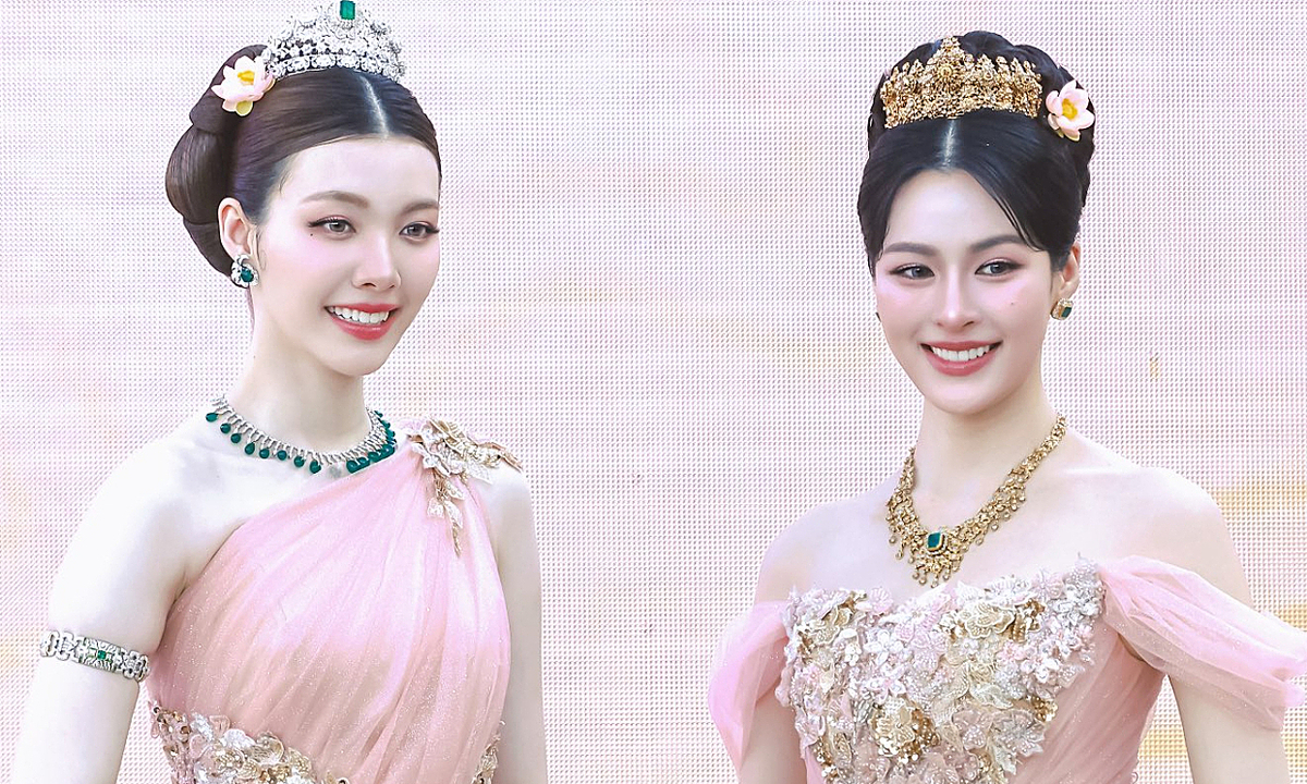 Hai nữ thần Songkran được khen 'đẹp như bước ra từ truyện tranh'