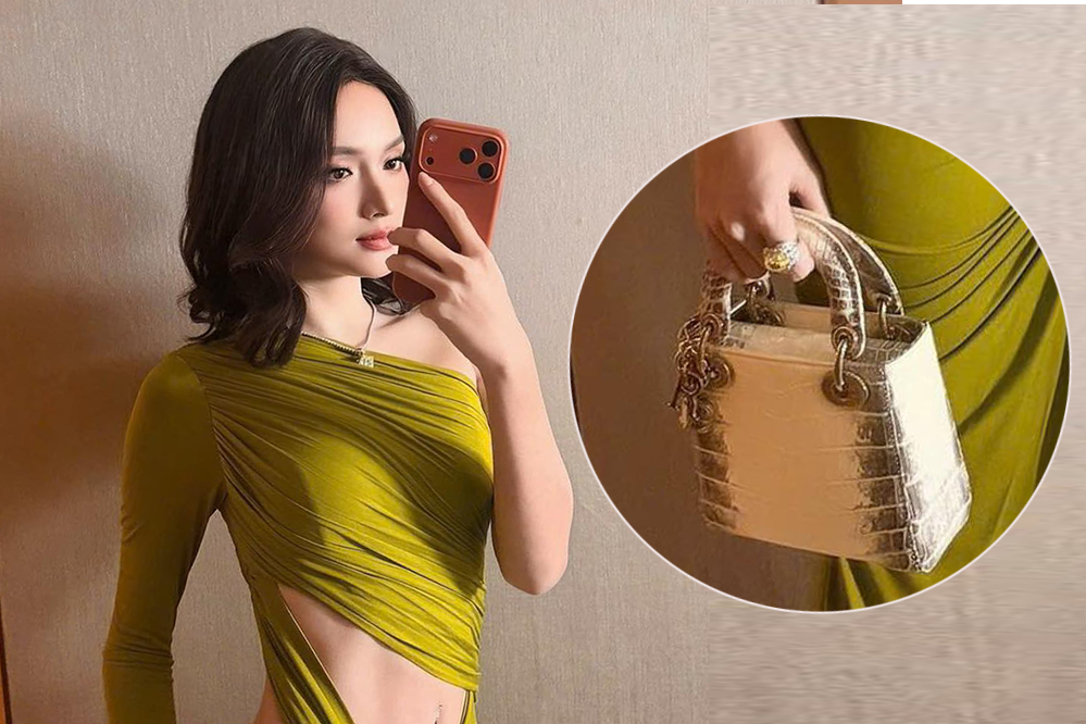 Hương Giang xách túi da cá sấu tiền tỷ tại MGI All Stars