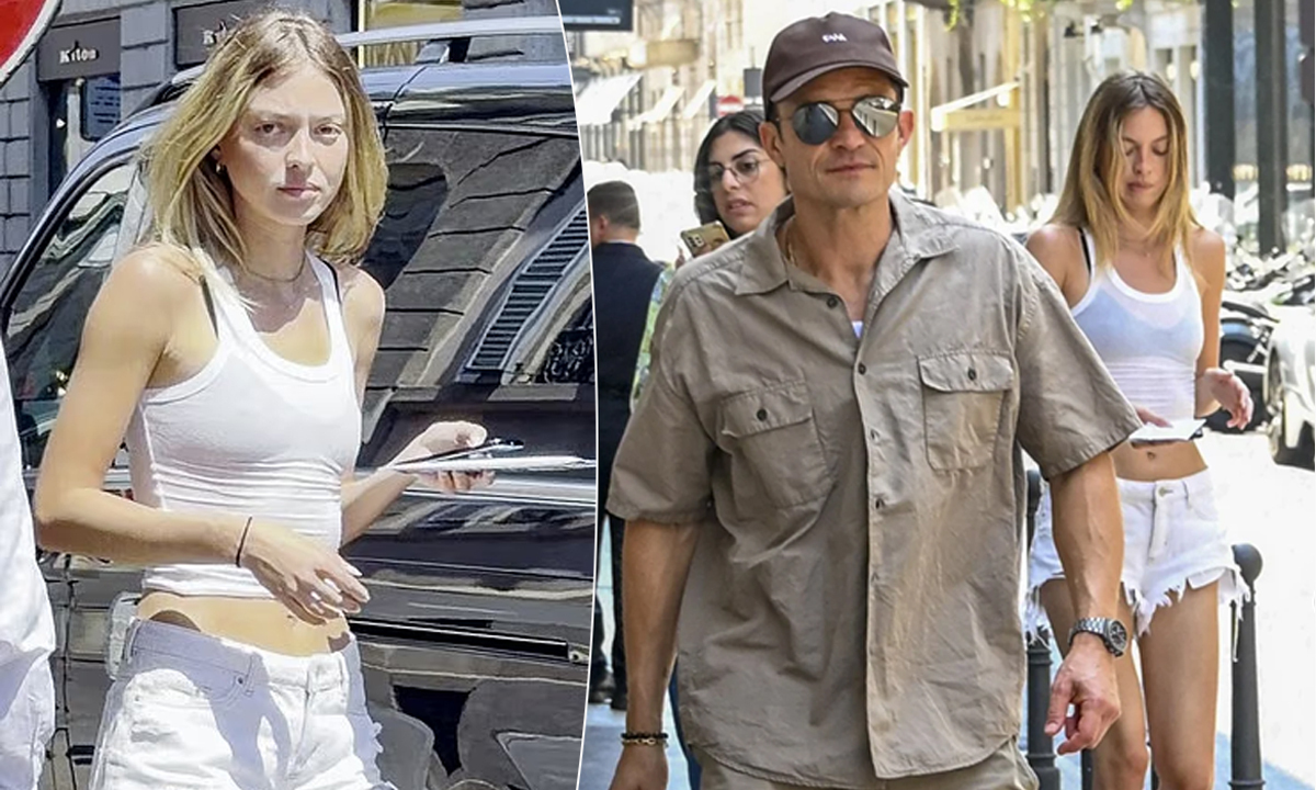 Orlando Bloom cùng bạn gái kém 21 tuổi đến Milan dự sự kiện