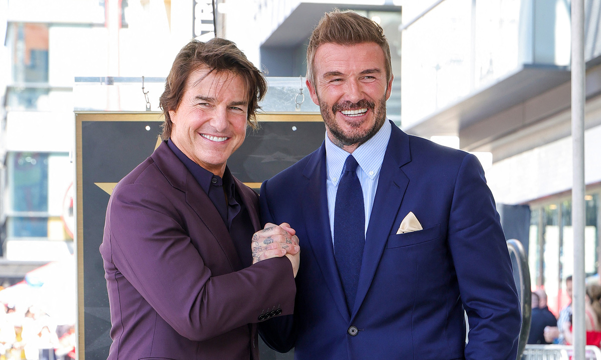 Tom Cruise và David Beckham rủ nhau xem trận Mỹ - Paraguay